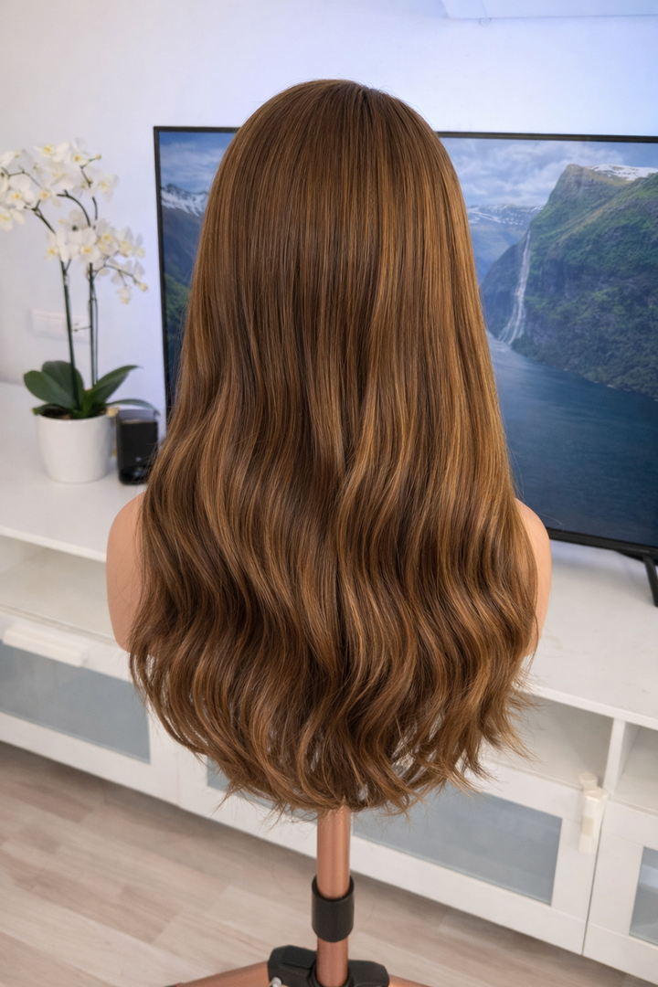 18 Inch 6x6 HD Lace Frontal Wig – 250% Density Raw Human Hair