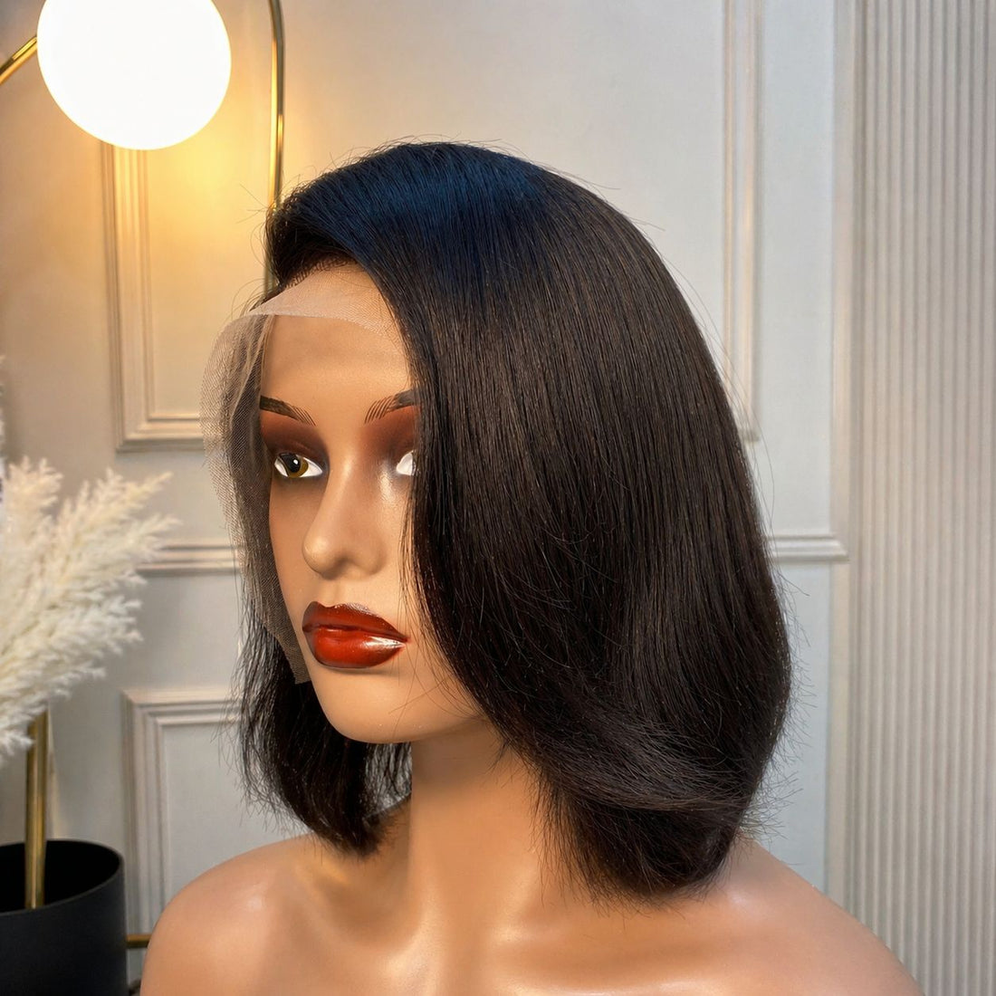 10 INCH BOB WIG LACEFRONT HUMAN HAIR WIG