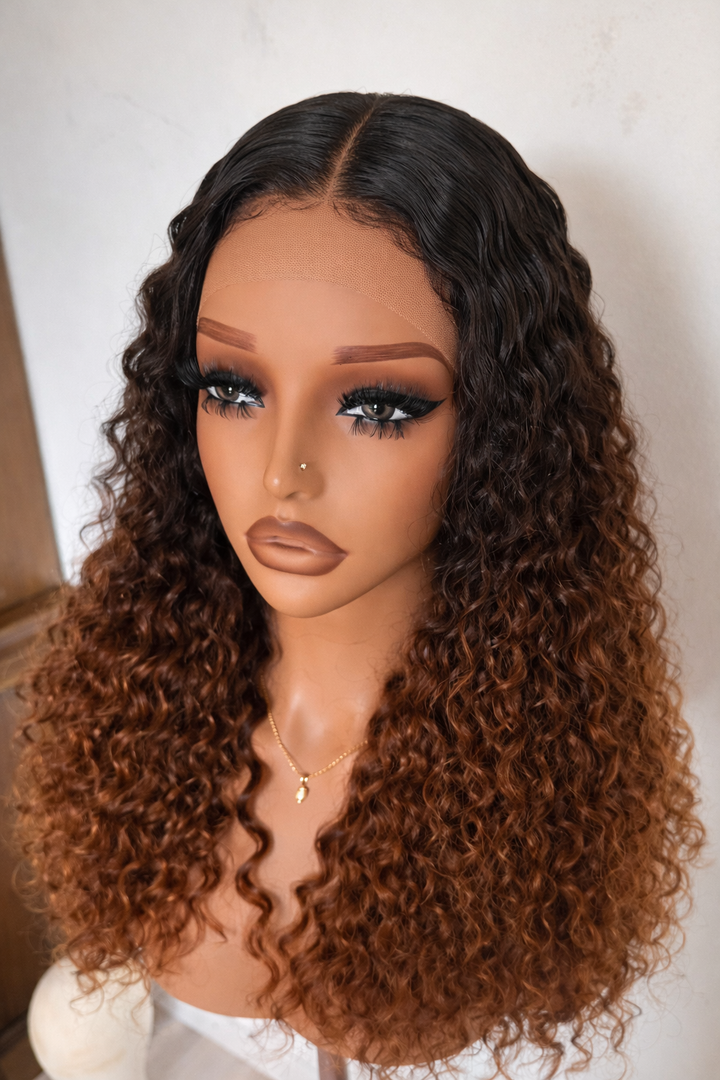 13*4 lace wig high ratio deepwave 20 Inch