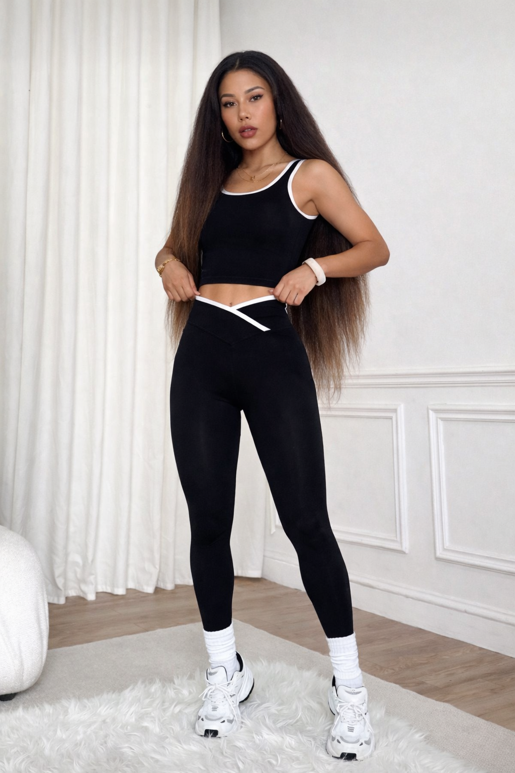 26 inch Kinky Straight. 5*5 HD Lace Human hair wig