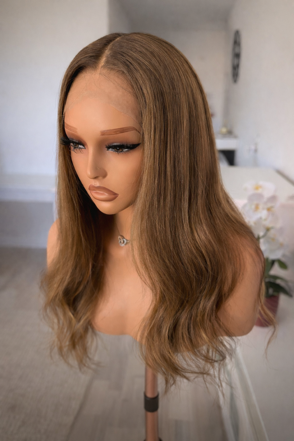 Perruque en cheveux humains raides Yaki en dentelle HD 12 pouces 13*4.