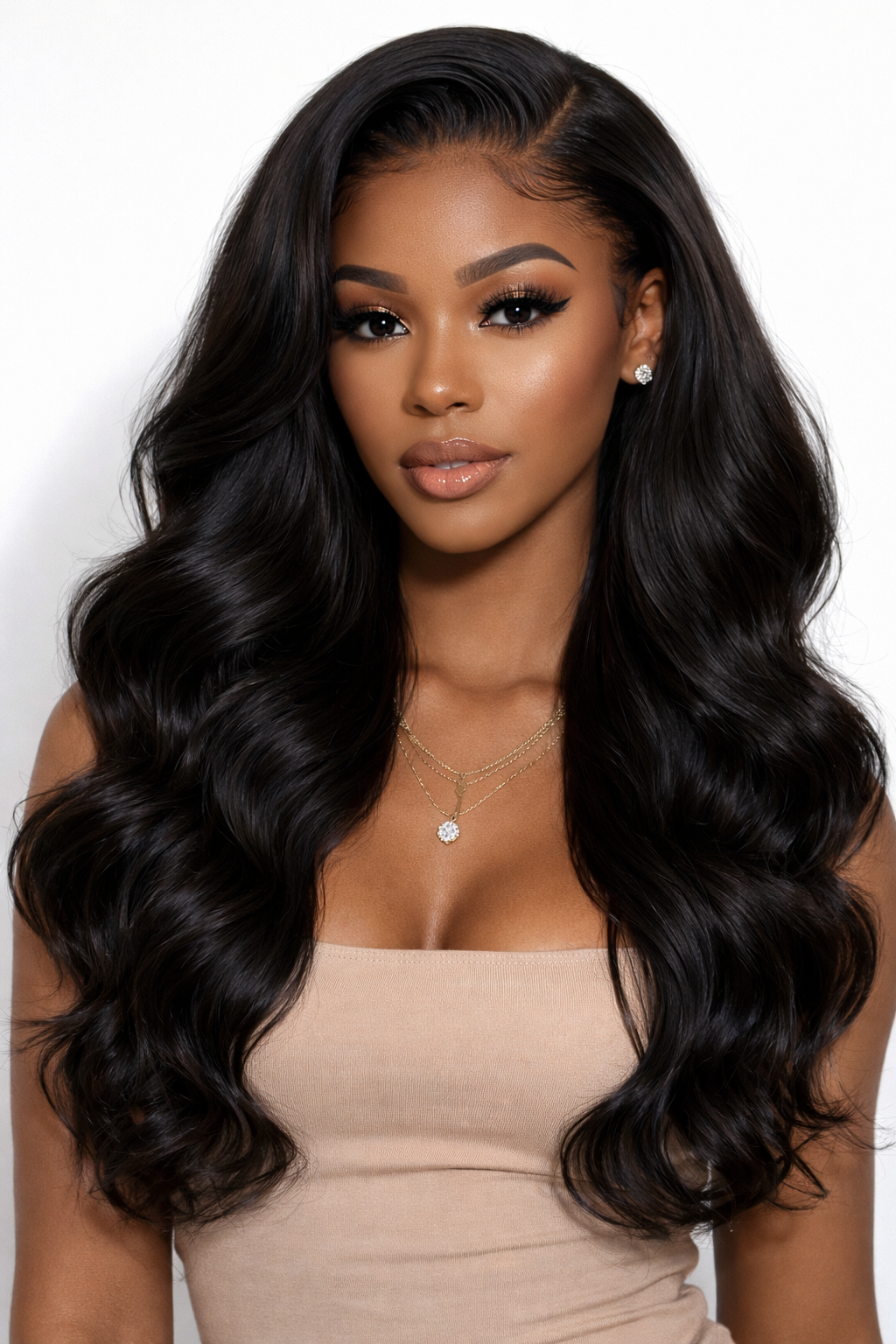 6x6 HD Lace Frontal Wig – 250% Density Raw Human Hair Wig | Pre-Plucked Hairline with Baby Hair