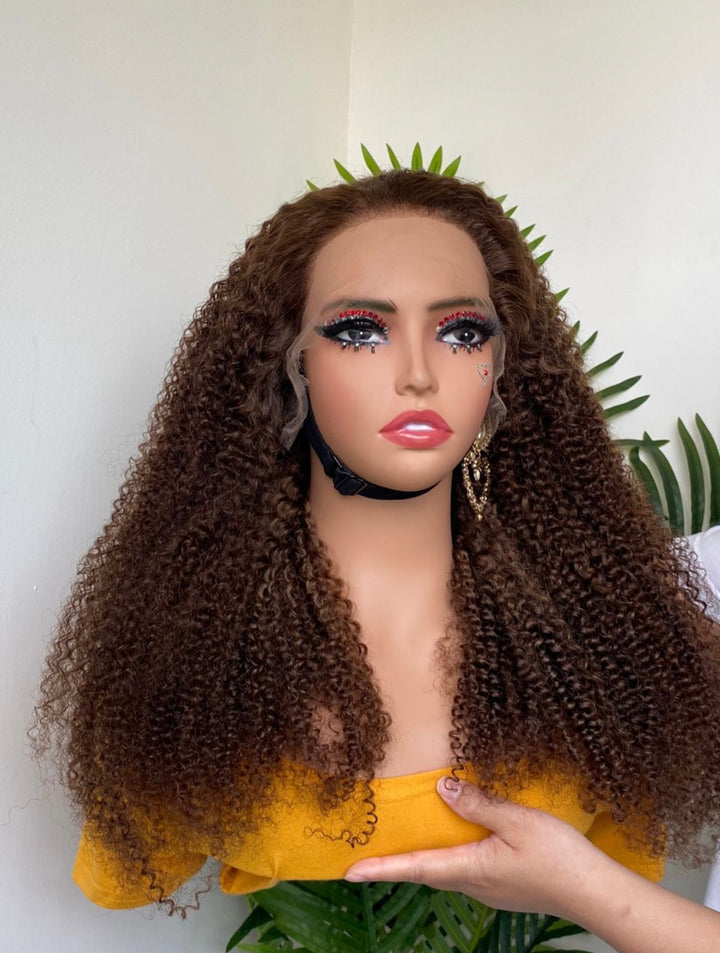 26 Zoll Jerry Curl HD Lacewig