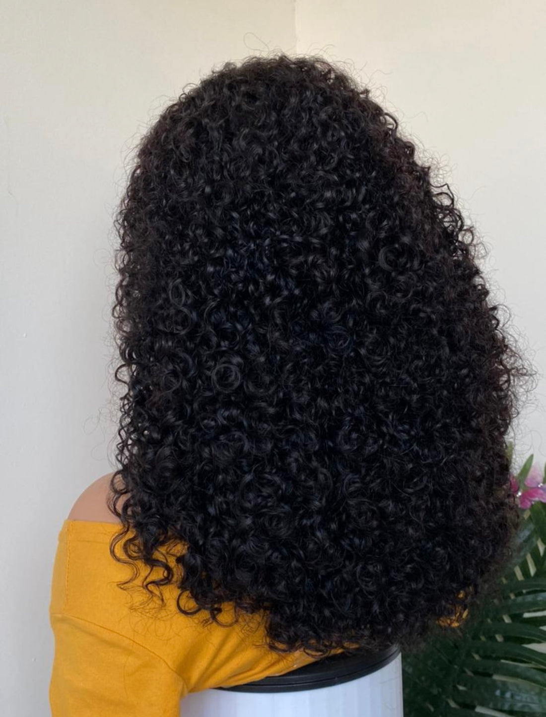 20 inches pixie curls human hair wig