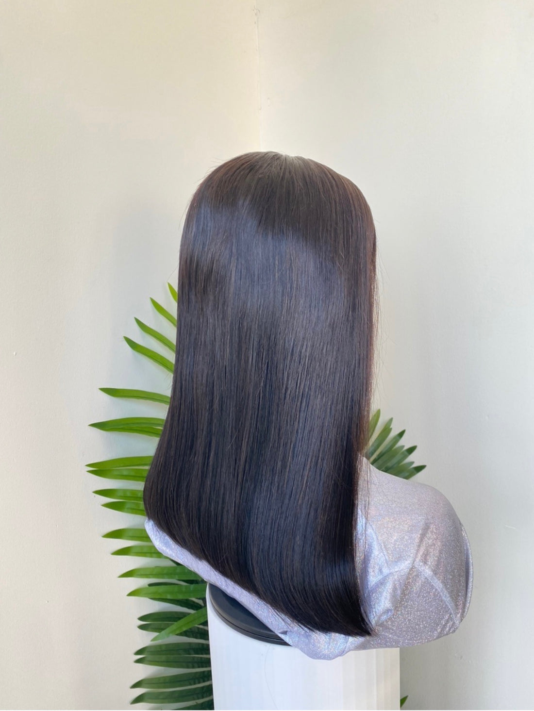 16 inch 5*5 Vietnamese human hair wig.