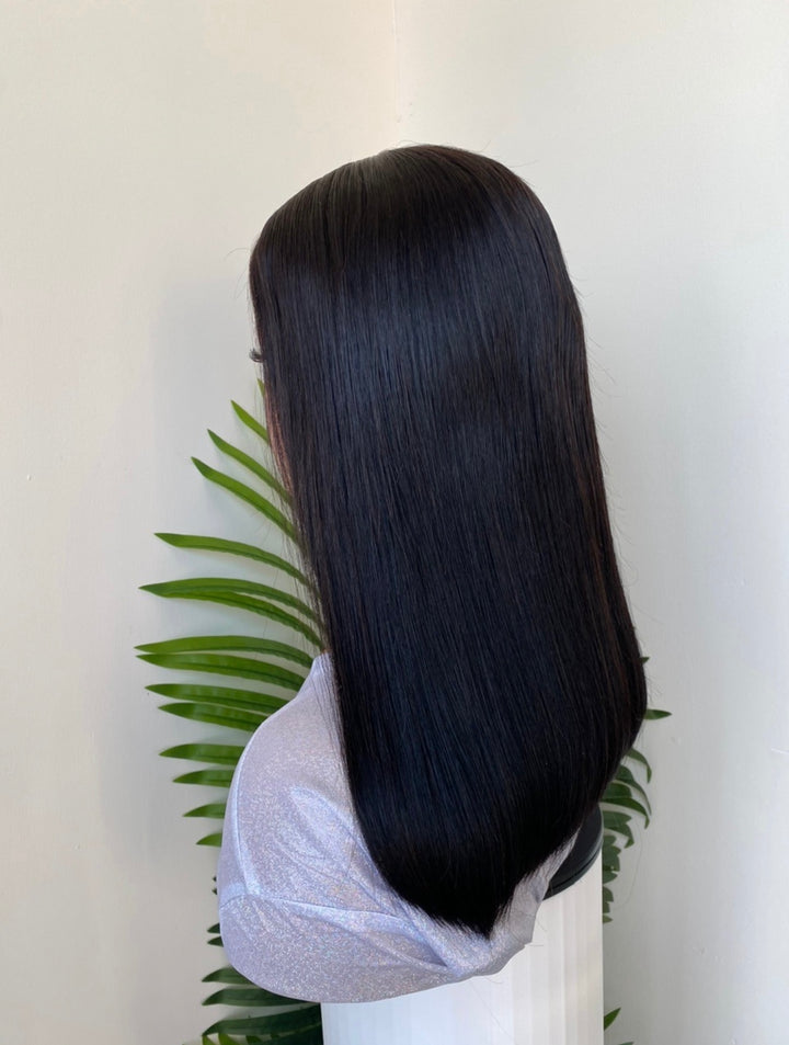 16 inch 5*5 Vietnamese human hair wig.