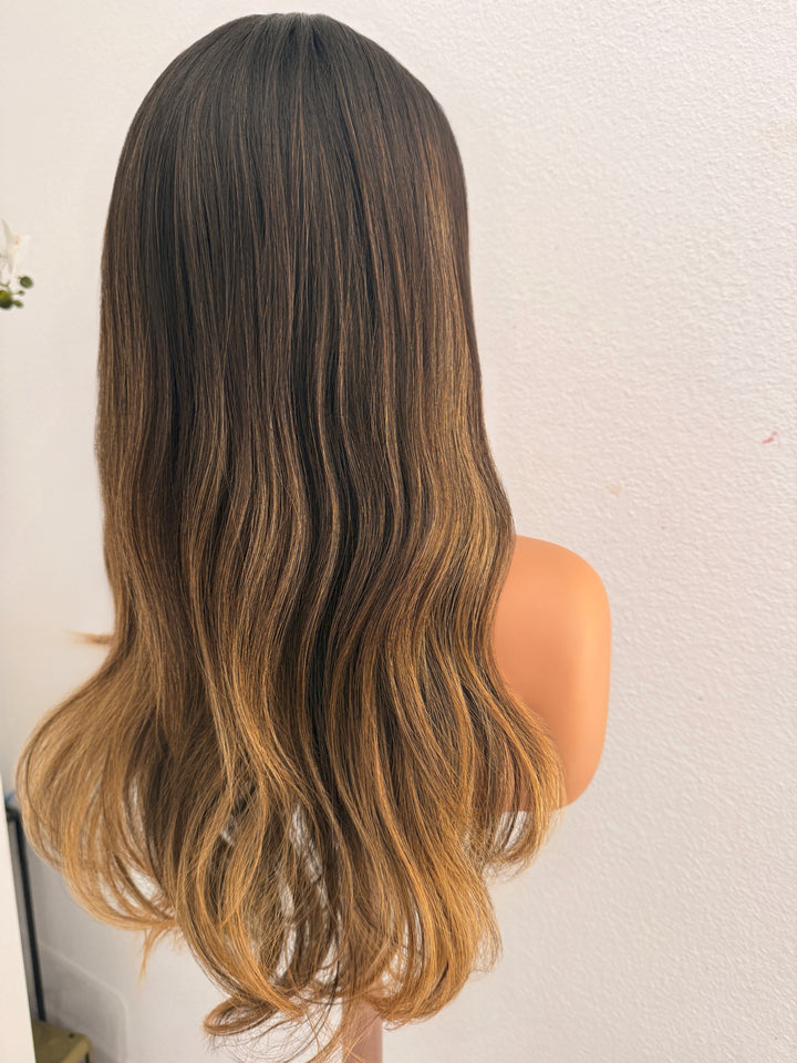 Glueless HD Lace Front Wig – Pre-Plucked Hairline & Bleached Knots | 100% Human Hair