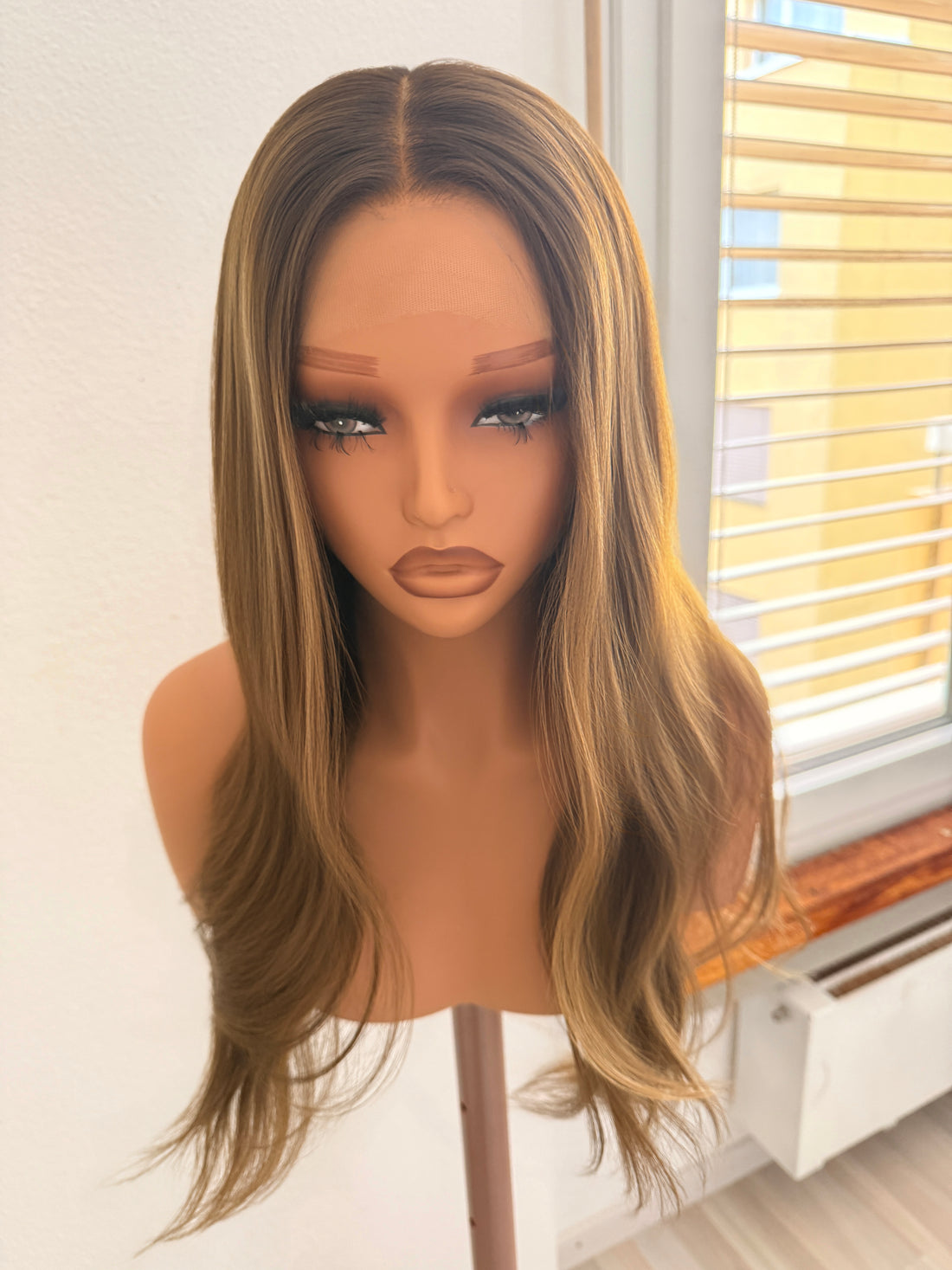 Perruque en cheveux humains raides Yaki en dentelle HD 12 pouces 13*4.